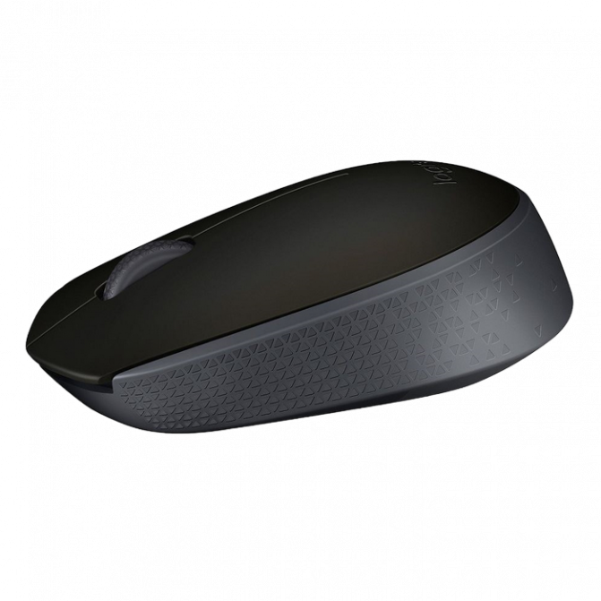 Мышь Logitech Wireless M171, Беспроводное, Черно - Серый