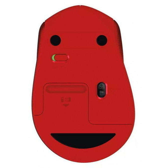 Мышь Logitech Wireless M330, Беспроводное, Красный
