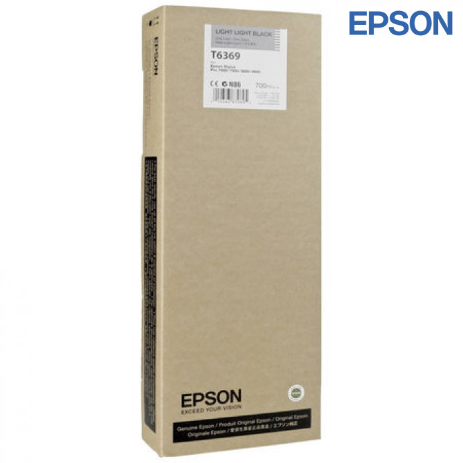 Картридж струйный Epson T636900 Light Light Black Original