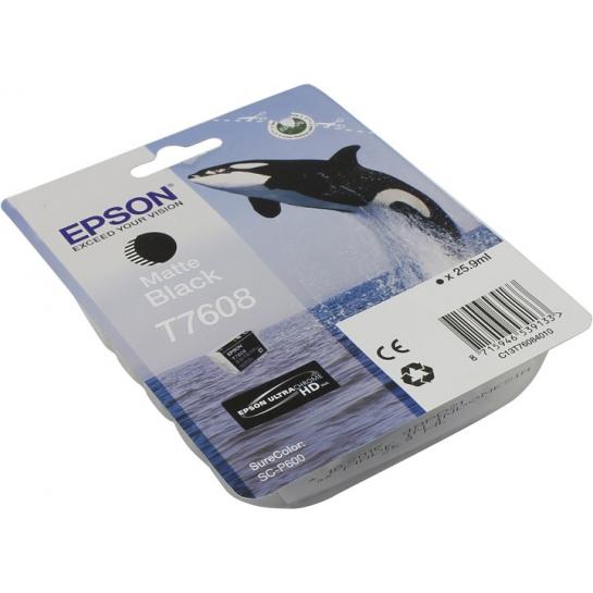 Картридж струйный Epson T760 SC-P600 Matte Black Original