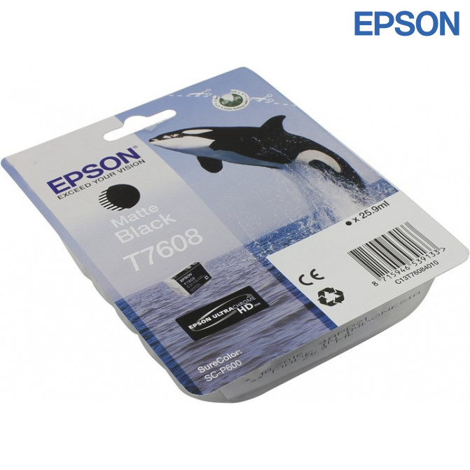 Cartuș cu jet de cerneală Epson T760 SC-P600 Matte Black Original