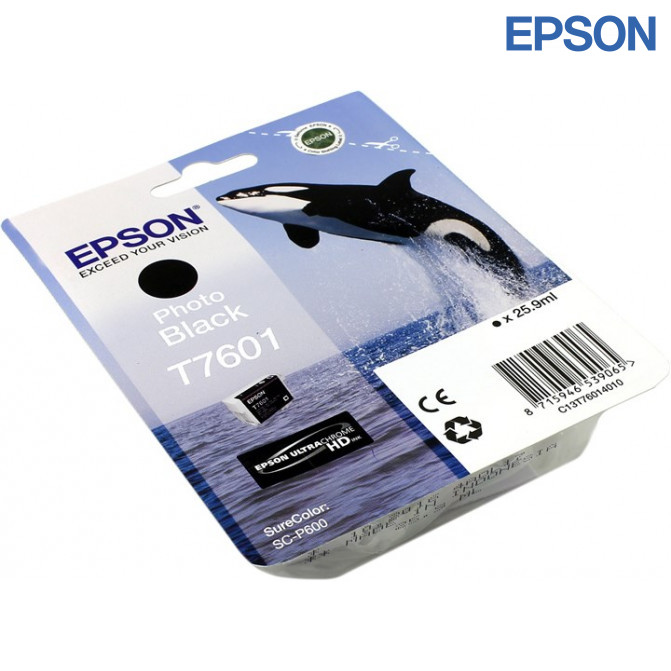 Картридж струйный Epson T760 SC-P600 Photo Black Original
