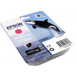 Cartuș cu jet de cerneală Epson T760 SC-P600 Vivid Magenta Original