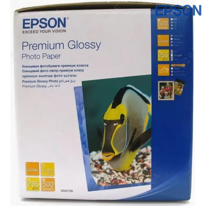 Hârtie foto 5R 13*18 255gr Lucioasă Premium 500 foi Epson C13S042199