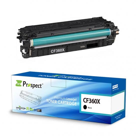 Cartuș laser HP CF360X/508X/CRG040H Enterprise M552dn/M553dn/M577dn/Canon LBP712Ci/710Cx Black 12.5K Prospect