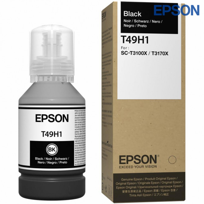 Чернила Epson Original C13T49H10N T49H1 Black