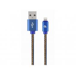 Cablu USB2.0/8-pin (Lightning) Premium Jeans, 1m