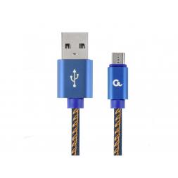 Cablu USB2.0/Micro-USB Premium Jeans, 2m