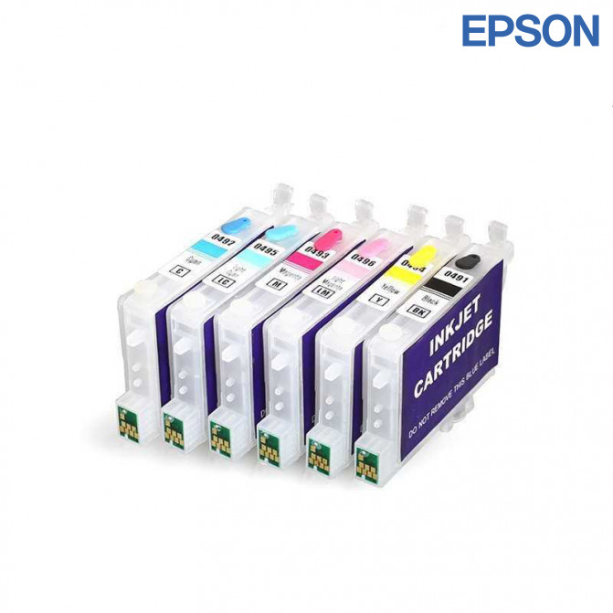 Перезаправляемые картриджи Epson T0491-T0496