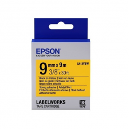 Cartuş Label Epson LK-3YBW Strng adh Blk/Yell 9/9 Original