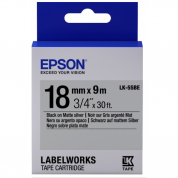 Cartuş Label Epson LK-5SBE Matte Blk/MattSiv 18/9 Original