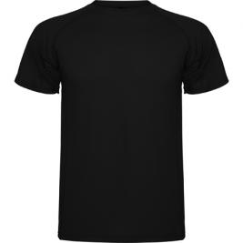 Мужская футболка Roly MonteCarlo 150 Black S (Синтетика)