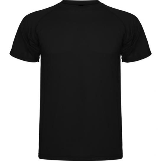 Мужская футболка Roly MonteCarlo 150 Black XL (Синтетика)