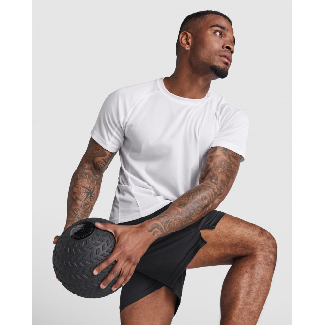 Мужская футболка Roly MonteCarlo 150 Black 2XL (Синтетика)