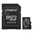 Card de Memorie 128GB MicroSD (Class 10) UHS-I (U1) +SD adapter, Kingston Canvas  Select Plus Gen3 "SDCS3/128GB"  (R:150MB/s)