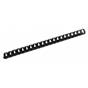 Arc din plastic pentru îndosariere d=16mm 100 buc Black