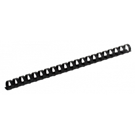 Arc din plastic pentru îndosariere d=16mm 100 buc Black