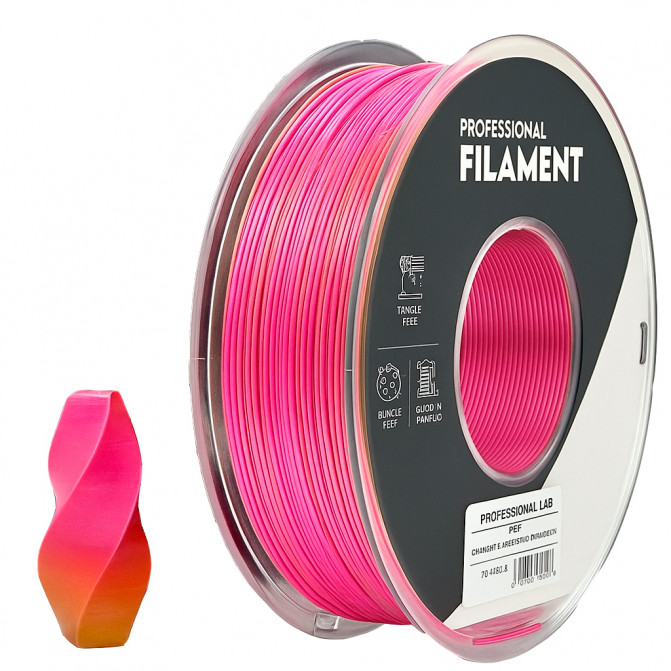 Filament pentru imprimanta 3D Smart Print Silk FG-S99-E1, PLA, Pink-Gold, 1.75 мм, 1кг