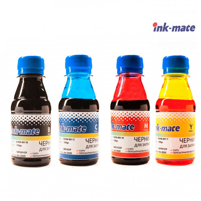 Cerneala InkMate pentru imprimante HP 100 ml (4 culori)