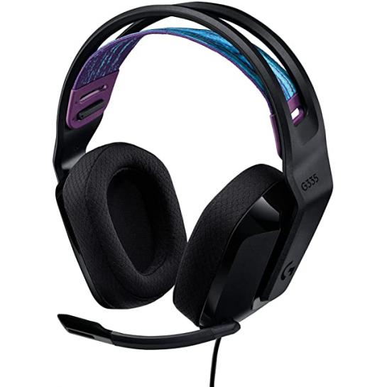 Căști Logitech Gaming Headset G335 Wired - BLACK - EMEA de gaming cu microfon