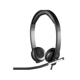 Наушники Logitech Business Headset H650e Stereo, с микрофоном, USB, black