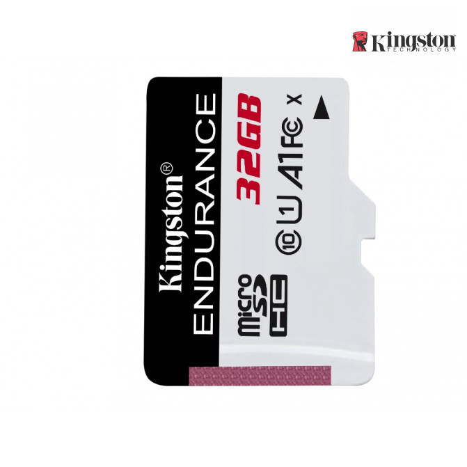 Карта памяти 32GB microSD, Kingston High Endurance Class10 A1 UHS-I FC