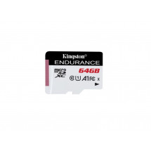 Карта памяти  64GB microSD, Kingston Class10 A1 UHS-I FC