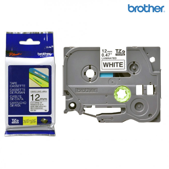 Картридж с лентой Label Brother TZe-N231 Black/White 12mm*8m Original