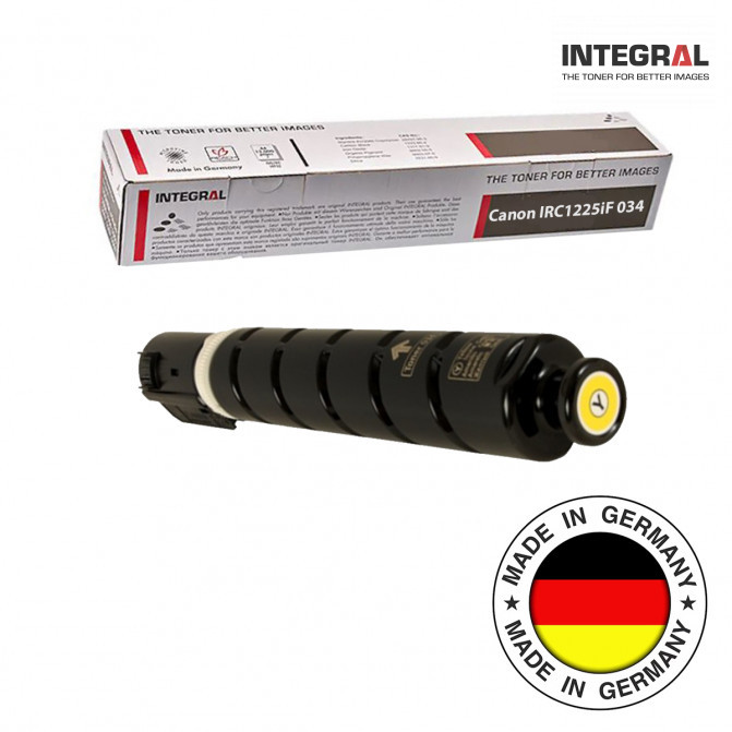 Toner cartride Canon 034Y IR C1225iF/Image Class MF810C/820C 7.3K Yellow Integral
