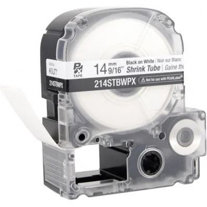 Картридж с лентой Label Epson LK-4SBE/LC-4SBE(SM12X) Black Matt/Silver 12mm*8m Prospect