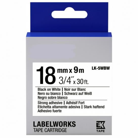 Cartuş Label Epson LK-5WBW Strong Adhesive Black/White 18mm*9m Prospect