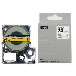 Cartuş Label Epson LK-6YBP/LC-6YBW(SC24YW) Black/Yellow 24mm*8m Prospect