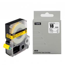Cartuş Label Epson LK-5YBW/LC-5YBW(SC18YW) Strong Adhesive Black/Yellow 18mm*9m Prospect