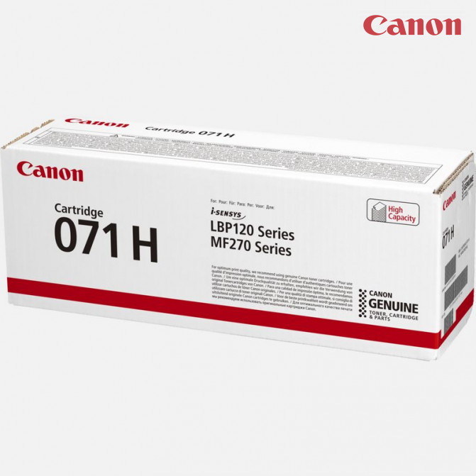 Картридж лазерный Canon CRG071H Black Original 2.5K