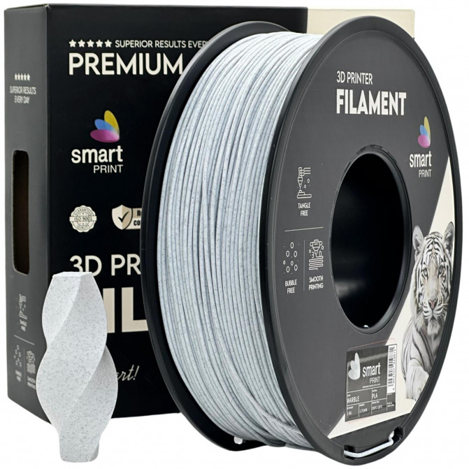 Filament pentru imprimanta 3D Smart Print FG-S73-E1, PLA, Marble, 1.75 мм, 1кг