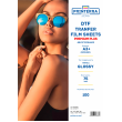 Плёнка А3+ (320*480mm) Premium Plus для струйной печати DTF чернилами 100 листов 75 микрон