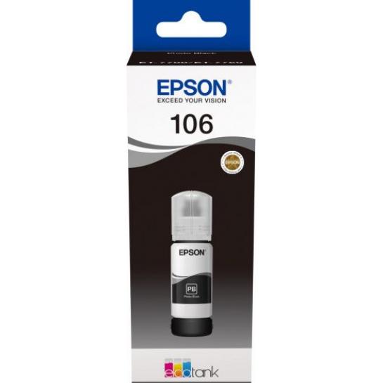 Cerneala Epson Original C13T00R140 (106) L7160/L7180 Photo Black