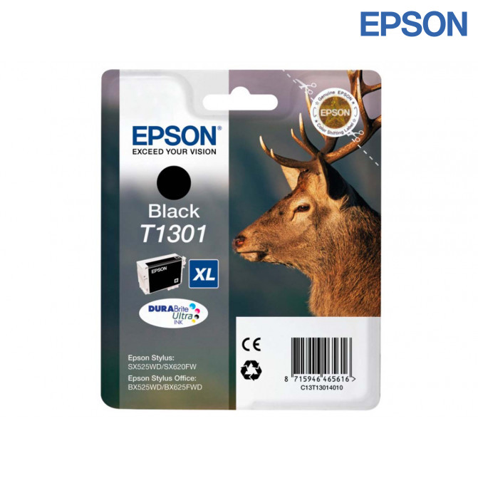 Картридж струйный Epson Stylus SX525 (T1301XL) Black Original