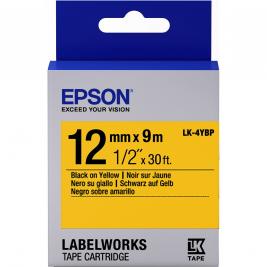 Cartuş Label Epson LK-4YBP Pastel Black/Yellow 12/9 Original