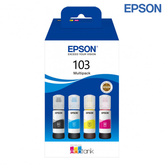 Чернила Epson Original C13T00S64A 103 Multipack (4 цвета)