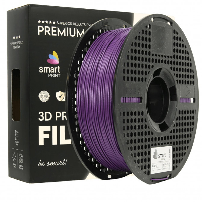 Filament PETG-CF Purple, Smart Print, FG-S213-E1, 1kg pentru imprimanta 3D