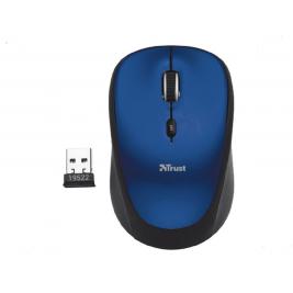 Mouse TRUST Wireless Yvi 800-1600 dpi,  Blue, 8m 2.4GHz 4 button