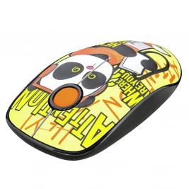 Mouse TRUST Wireless Sketch Yellow Silent Click, 15m  2.4GHz, Micro receiver, 1600 dpi, 3 but, USB