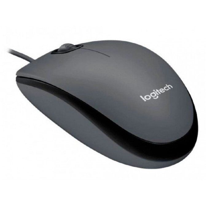 Мышь Logitech M90, Проводное, Чёрный