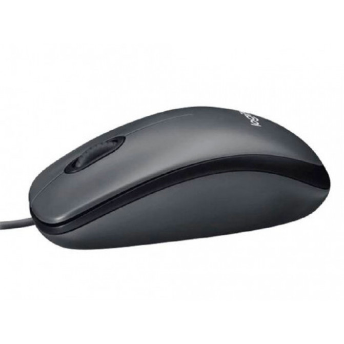 Мышь Logitech M90, Проводное, Чёрный