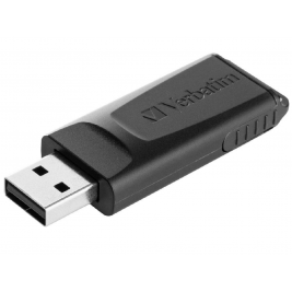 USB Флэш 16GB USB2.0 Verbatim Slider Black