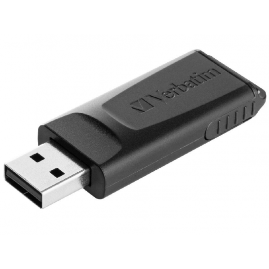 USB Flash 16GB USB2.0 Verbatim Slider Black