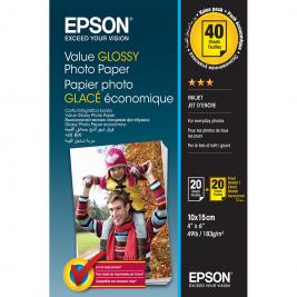 Hârtie foto 4R 183 gr Lucioasă 2x20 foi Epson Bogof C13S400044