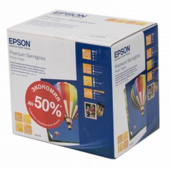 Фотобумага 4R 251 гр Глянцевая Премиум Semigloss 500 листов Epson