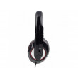 Наушники Gembird MHS-001 с микрофоном и регулятором громкости, Glossy Black